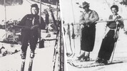 Bilder aus dem Wintersportmuseum Mürzzuschlag erinnern an die steirische Skigeschichte – links ...