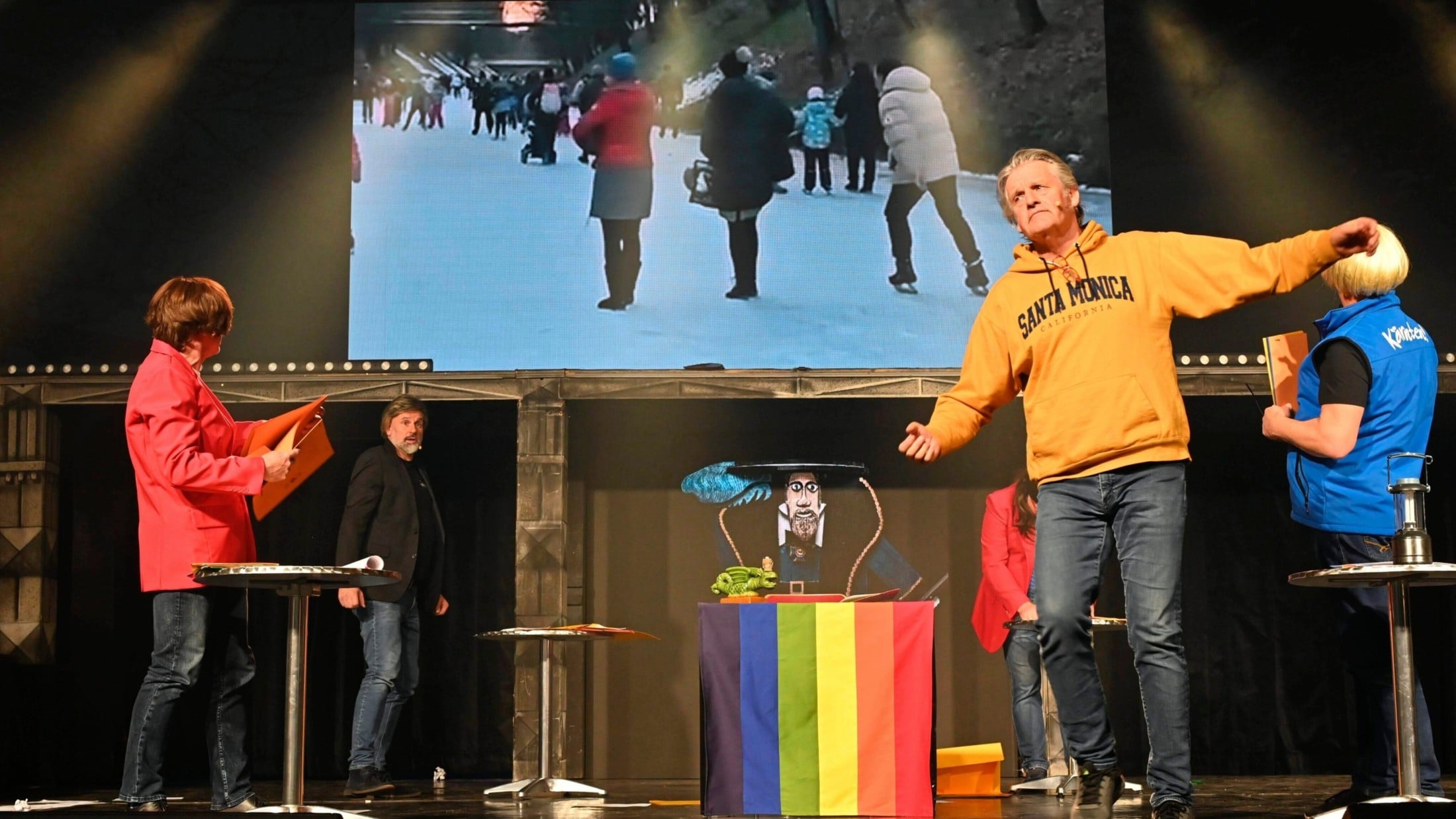 The city senate with Stefan Lindner as mayor of Klagenfurt.