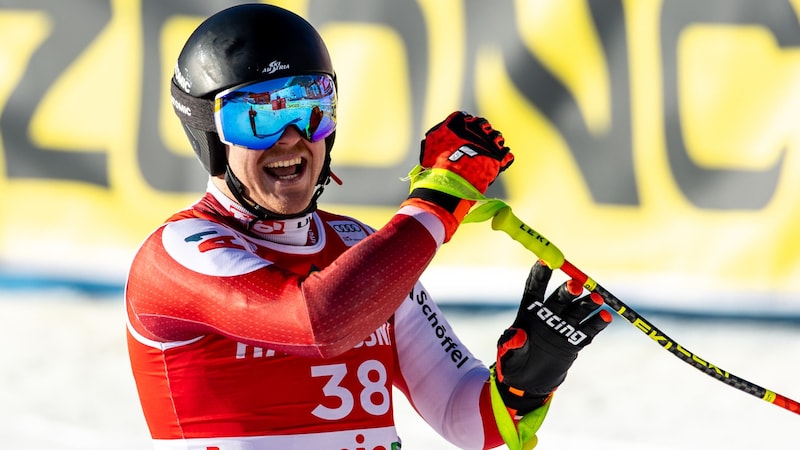 Felix Hacker jubelte schon über Weltcuppunkte, ist im Europacup überragend. (Bild: GEPA pictures)