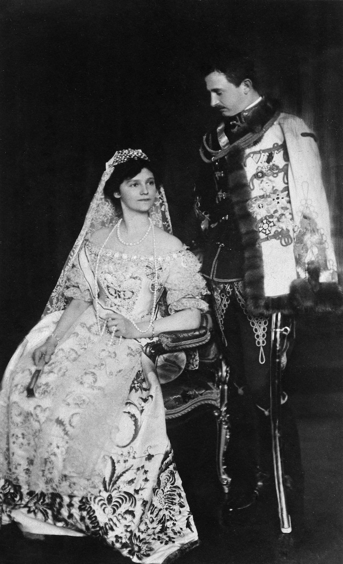 Karl und Zita, Österreichs letztes Kaiserpaar, aufgenommen zwei Jahre vor dem Zerfall der Habsburgermonarchie
