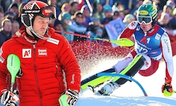 Christian Hirschbühl bekommt in Wengen wieder eine Chance, Youngsters wie Jakob Greber (r.) ...