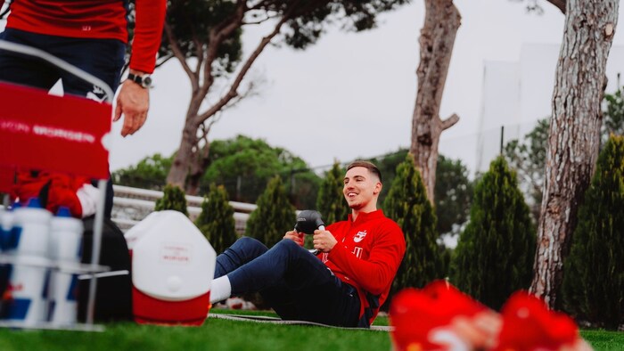 Genoss das Trainingslager: Oscar Gloukh.