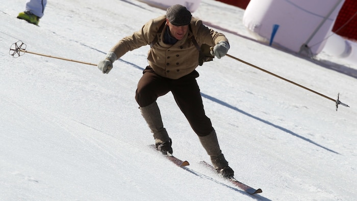 Didier Cuche verabschiedete sich in Schladming ikonisch vom Ski-Weltcup.