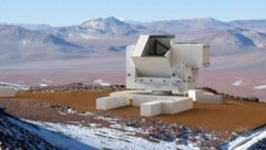 Künstlerische Darstellung: So wird das Fred Young Submillimeter Telescope in Chile aussehen. (Bild: CCAT Observatory Inc.)