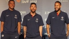 Kylian Mbappe, Lionel Messi und Neymar (Bild: AFP or licensors)