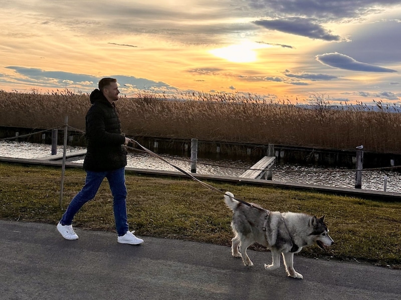 Christoph Schneider goes for a walk and secretly prays: "Dear God, let it be pink!" (Bild: zVg)