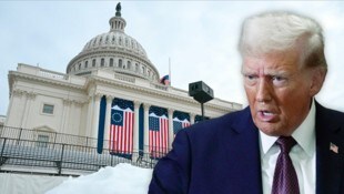 Der Fast-US-Präsident Donald Trump muss mit eisiger Kälte am Montag rechnen.