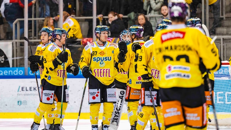 Die Vienna Capitals feierten ein Schützenfest. (Bild: GEPA pictures)