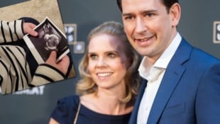 Sebastian Kurz und seine Susanne werden wieder Eltern. Das Paar freut sich auf einen zweiten Sohn. (Bild: Krone KREATIV/APA/GEORG HOCHMUTH, instagram.com/sebastiankurz)