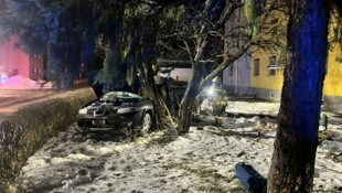 Am Auto des Bekannten entstand Totalschaden.