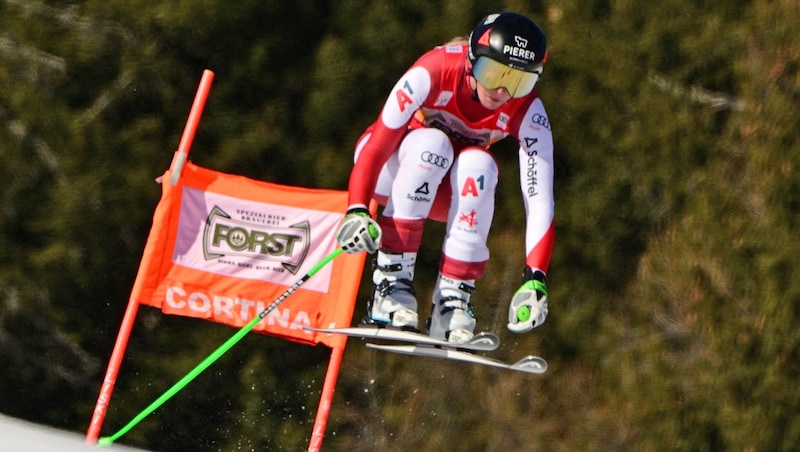 Cornelia Hütter (Bild: APA/AFP/Tiziana FABI)