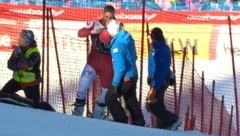 Vincent Kriechmayr verletzte sich in der Lauberhorn-Abfahrt.  (Bild: Screenshot orf.at)