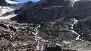 Der Ochsentaler Gletscher in der Silvretta ist wie alle Alpengletscher stark geschrumpft.