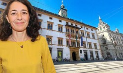 Auszugspläne im Grazer Landhaus: Die Grünen mit Chefin Sandra Krautwaschl haben sich in Mandaten ...