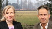 Auf dieser Fläche bei der Kirschenallee in Andritz soll künftig Sonnenstrom erzeugt werden – ...