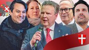 Diese Kandidaten werden wir in den nächsten Monaten öfter sehen (von links nach rechts): ...