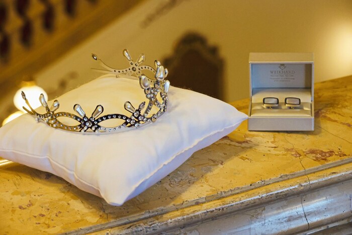 Die Krönchen wurden diesmal in schlichtem Design gehalten.