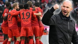 Bayern gewinnt 3:2 gegen Wolfsburg, Hoffenheim mit Trainer Christian Ilzer gelingt ein Befreiungsschlag. (Bild: APA/AFP/LUKAS BARTH-TUTTAS, GEPA Pictures, Photoshop)