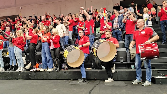 Die Welser trommelten ihre Mannschaft ins Finale