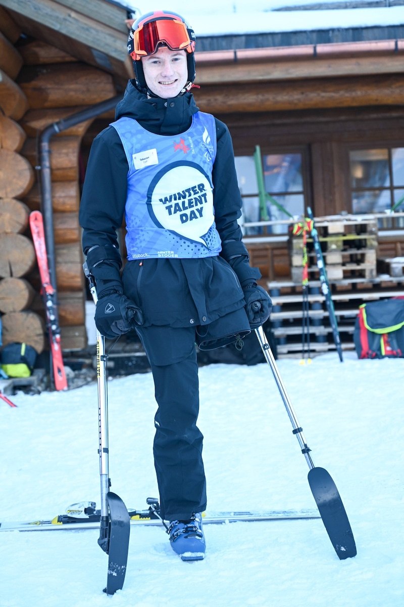 19-year-old Sebastian lost his left leg at the age of twelve after being diagnosed with bone cancer. (Bild: © pictureshooting.AT)