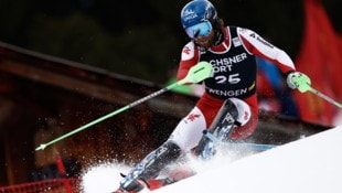 Marco Schwarz wurde in Wengen bester Österreicher. (Bild: AP)