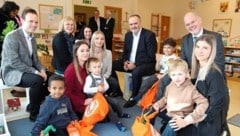 Besuch im Kindergarten der Klinik Oberwart. (Bild: LMS)