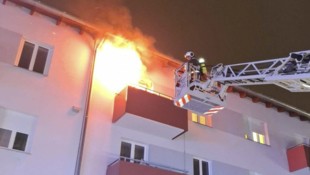 Die Berufsfeuerwehr agierte rasch.