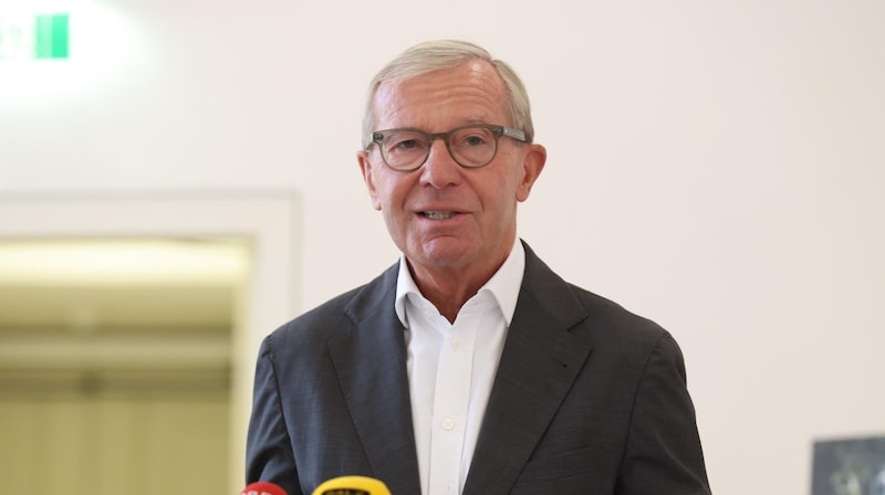 Salzburgs Landeshauptmann Wilfried Haslauer übt Kritik an Kickl. (Bild: Tröster Andreas)