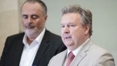 Doskozil und Ludwig verbindet eine persönliche Fehde. (Bild: APA/TOBIAS STEINMAURER)