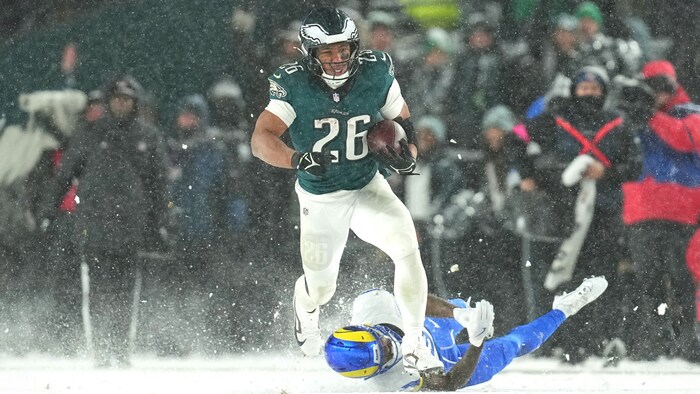 Gegen die Rams war Saquon Barkley einmal mehr überragend.