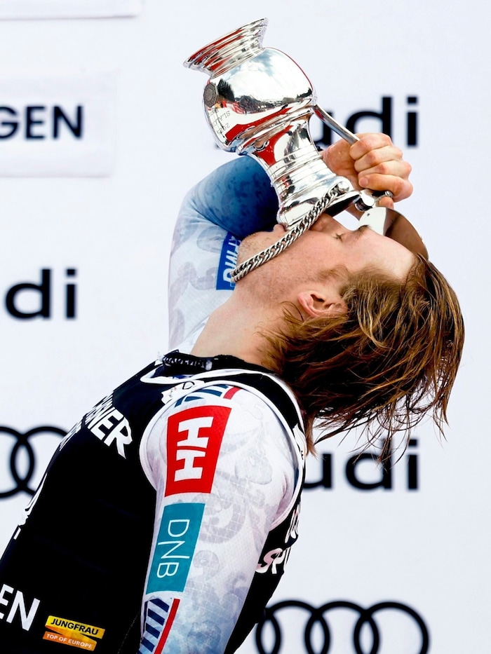 Wengen winner Atle Lie McGrath experienced "one of the best days of my life".