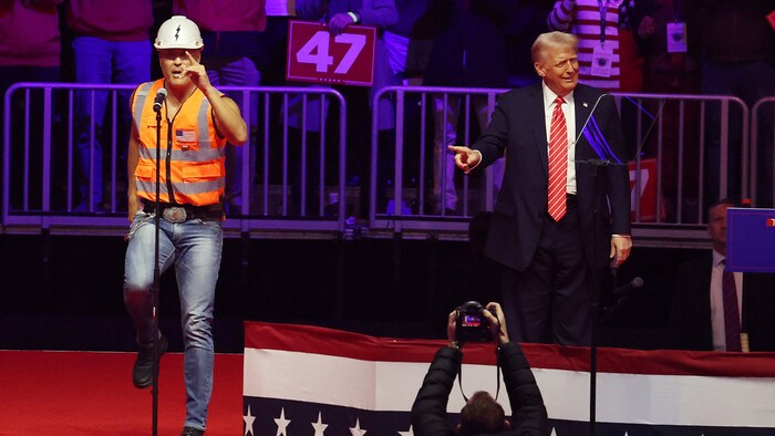 Der „Trump Dance“, eine leicht ungelenke Choreographie, galt als fester Bestandteil seiner ...