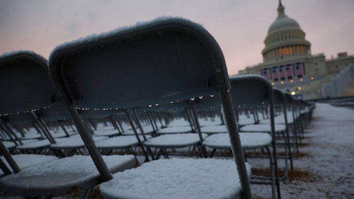 In Washington ist es bitterkalt.