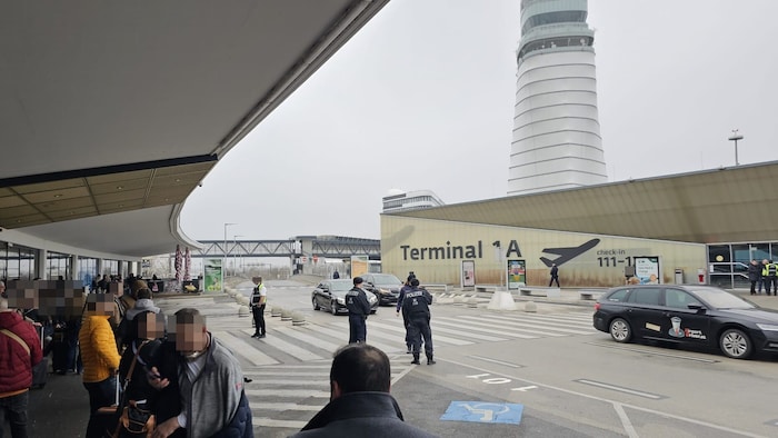 Polizeieinsatz am Wiener Flughafen