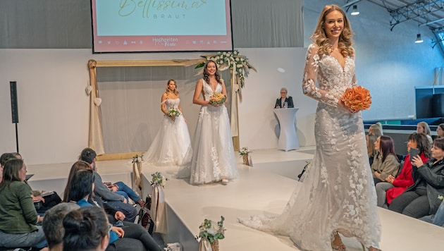 Of course, there was also a bridal fashion show. (Bild: Congress Messe Innsbruck)