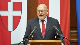 Die Antrittsrede des neuen Bundesratspräsidenten Reinhard Todt im Jahr 2013.