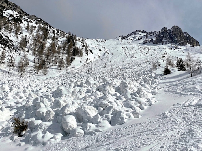 According to experts, the risk of avalanches in the Götzner Grube should not be underestimated.