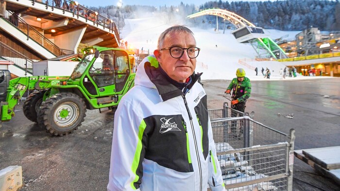 Andreas Schwab befindet sich mitten in den Aufbauarbeiten