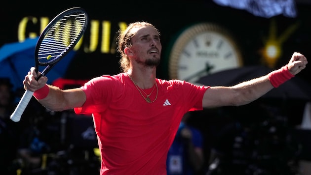 Alexander Zverev is in the semi-finals of the Australian Open. (Bild: Copyright 2025 The Associated Press. All rights reserved)