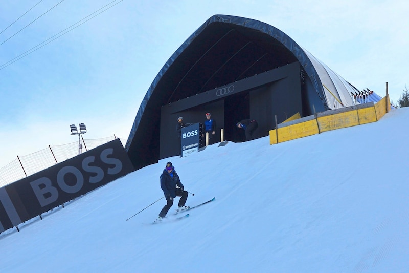 The new Super-G start. (Bild: Birbaumer Christof/Kronen Zeitung)