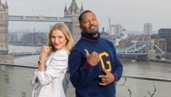 Die beiden Hollywoodstars Cameron Diaz und Jamie Foxx feiern mit „Back In Action“ (Netflix) ihr Comeback. (Bild: Netflix)