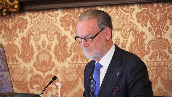 Landtagspräsident Gerald Deutschmann (FPÖ) erteilte den Ordnungsruf