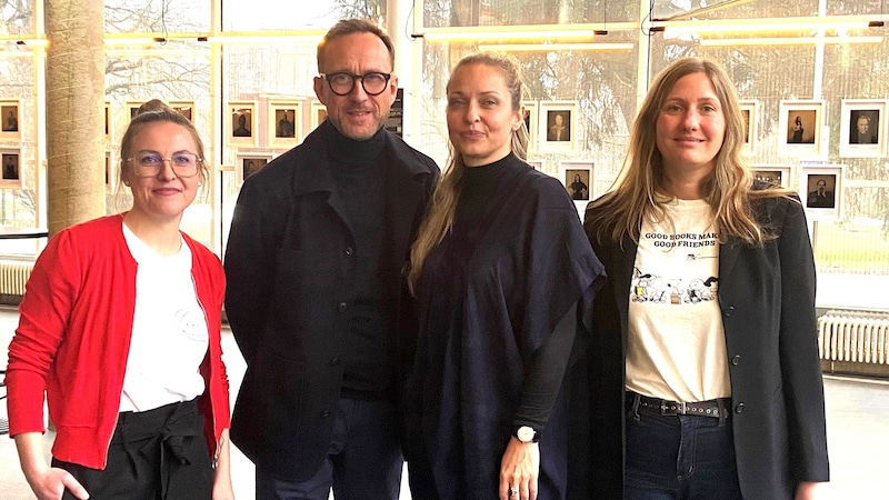 von links: Lisa-Maria Neumüller, Gernot Kremser, Silke Grabinger, Claudia Hofer (Bild: Farbwerk, Liz Blur)