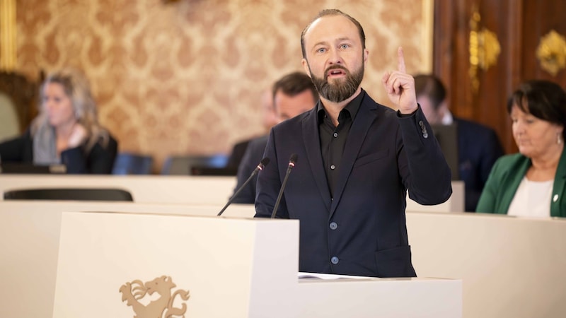 Max Lercher, Oppositionschef im Landtag  (Bild: SPÖ/Peter Drechsler)