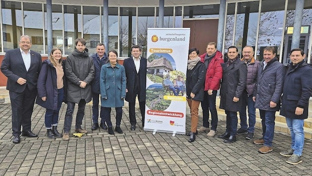 The municipalities of Eberau, Dt. Schützen, Bildein and Moschendorf are networking under the leadership of the business agency. (Bild: Christian Schulter)