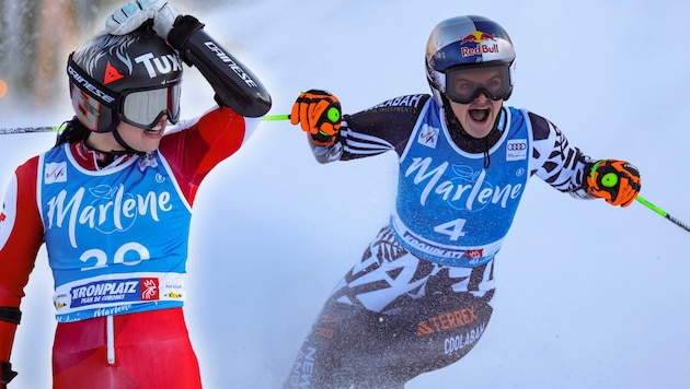 Stephanie Brunner fehlten 2,66 Sekunden auf Alice Robinson. (Bild: GEPA)