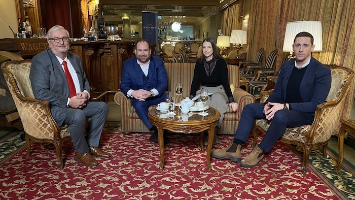 Christoph Matznetter, Christoph Haselmayer, Tanja Pfaffeneder, Niko Frings (from left to right) 