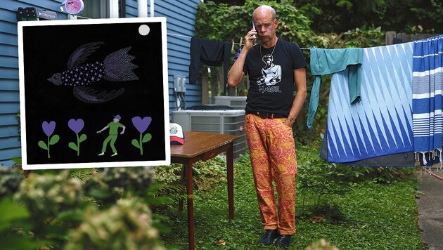 Mit Mitte 50 tiefenentspannt und voll im Leben angekommen: Bonnie „Prince“ Billy und sein neues Album „The Purple Bird“. (Bild: Krone KREATIV/Domino, David Kasnic)