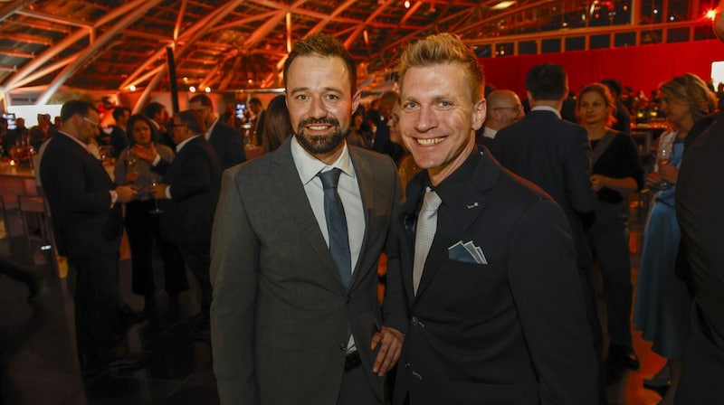 Andreas Senn (right) and his head chef Christian Geisler (Bild: Tschepp Markus)