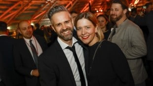 Vitus Winkler (li.) dankte seiner Eva-Maria auf der Michelin-Bühne.